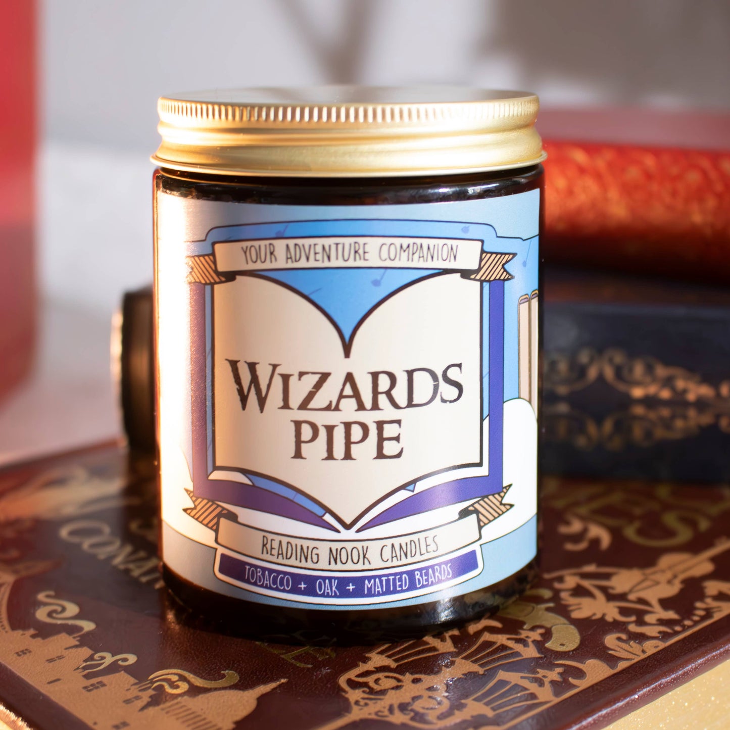 Reading Nook Candle: Wizards Pipe: 6oz