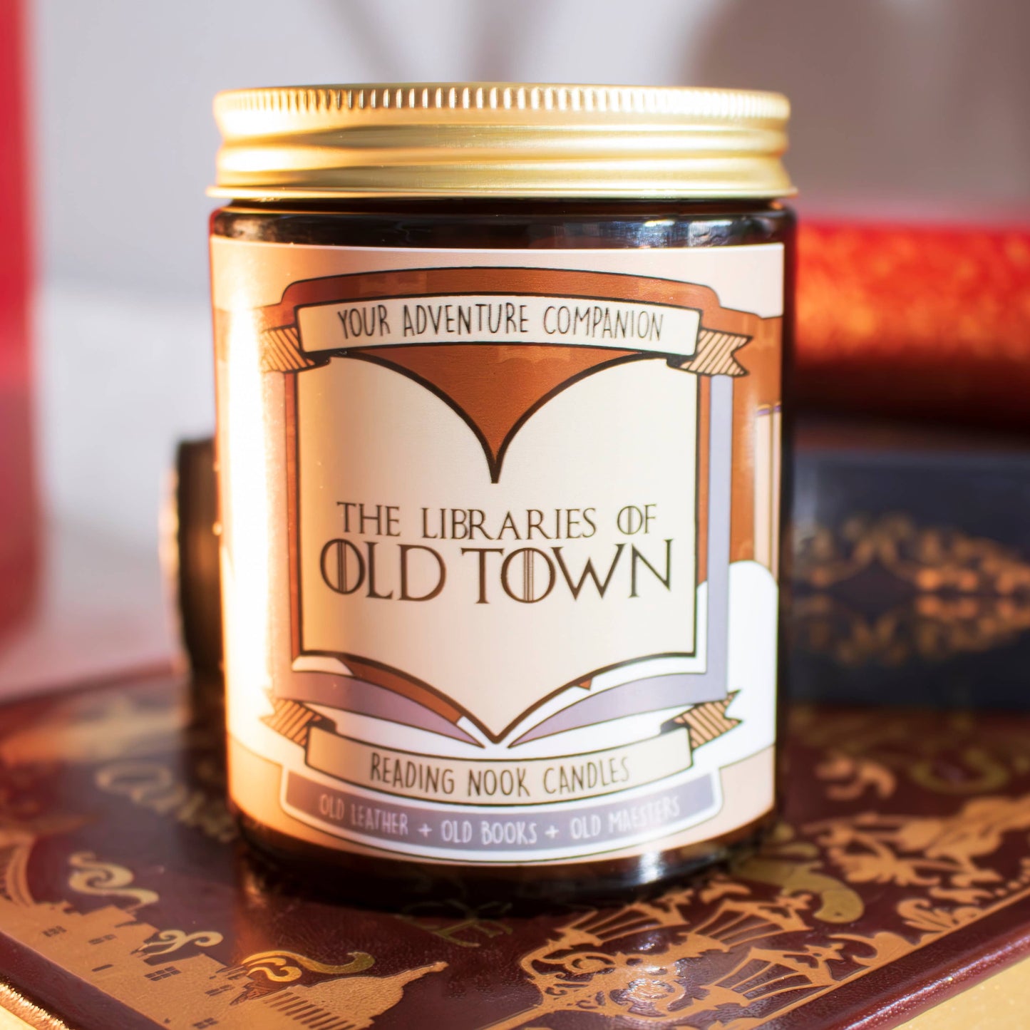 Reading Nook Candle: Libraries of Old Town