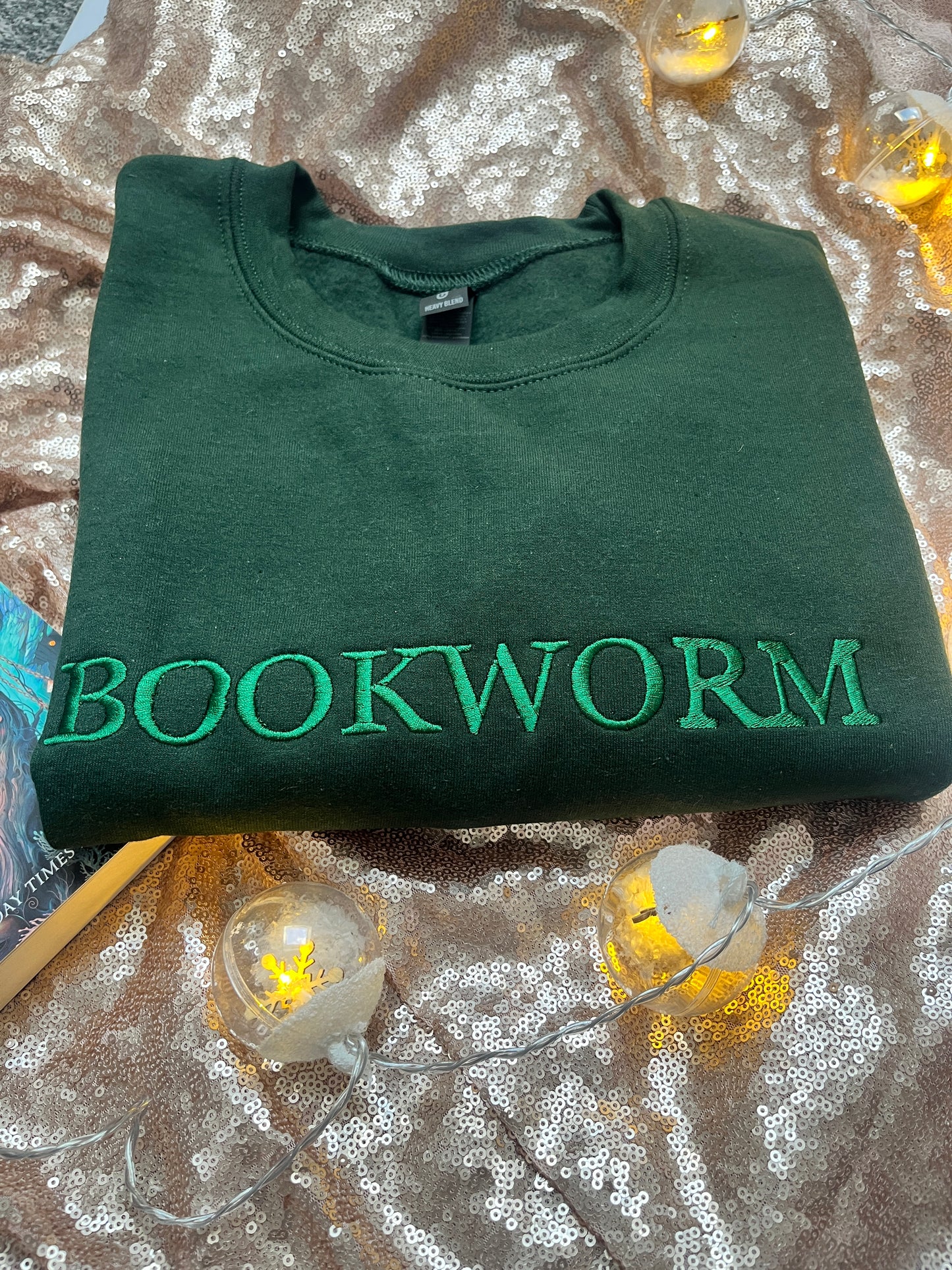 Bookworm Embroidered Sweatshirt