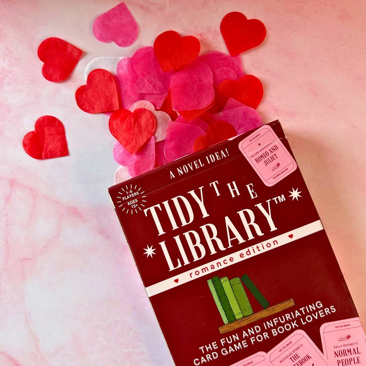 TIDY THE LIBRARY: The Romance Edition - Bookish Card Game