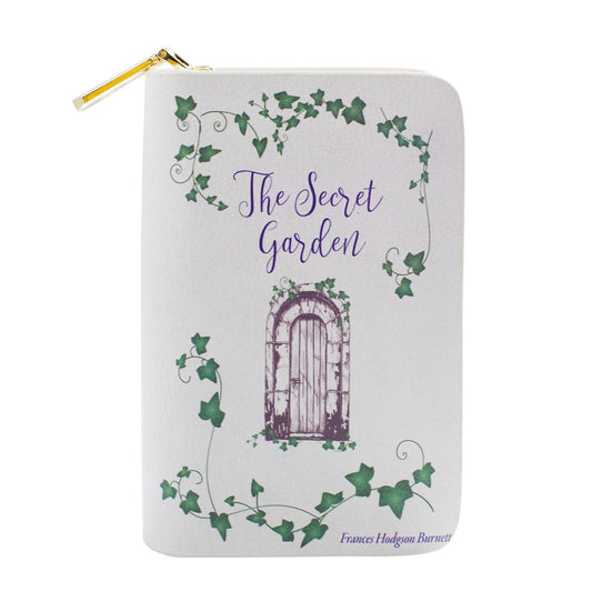 Secret Garden Book Zip Around Vegan Purse