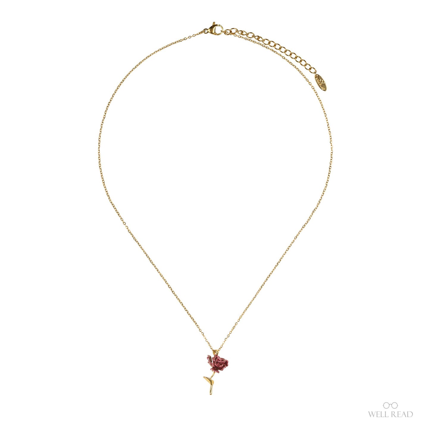 Beauty and the Beast Bookish Pendant Necklace