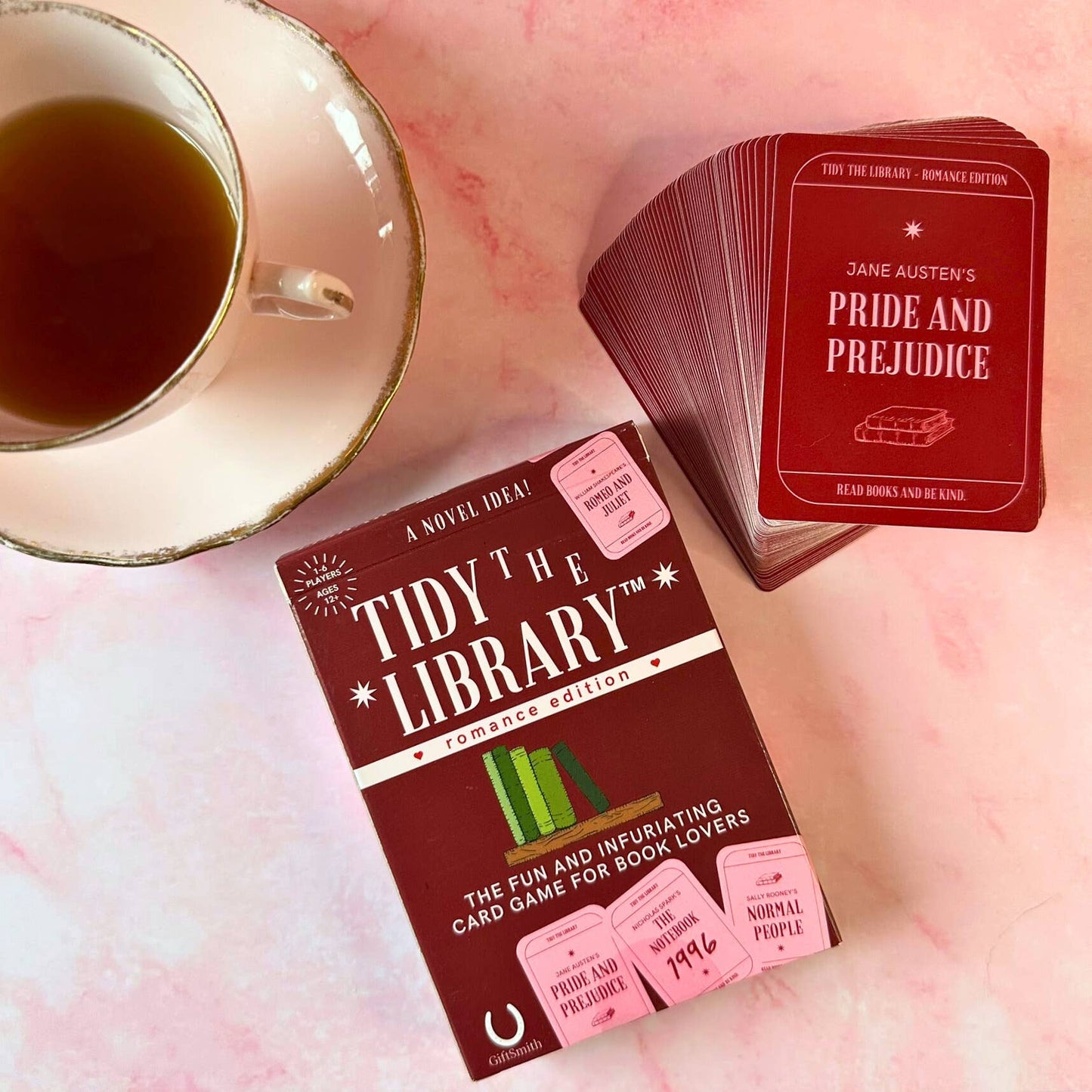 TIDY THE LIBRARY: The Romance Edition - Bookish Card Game