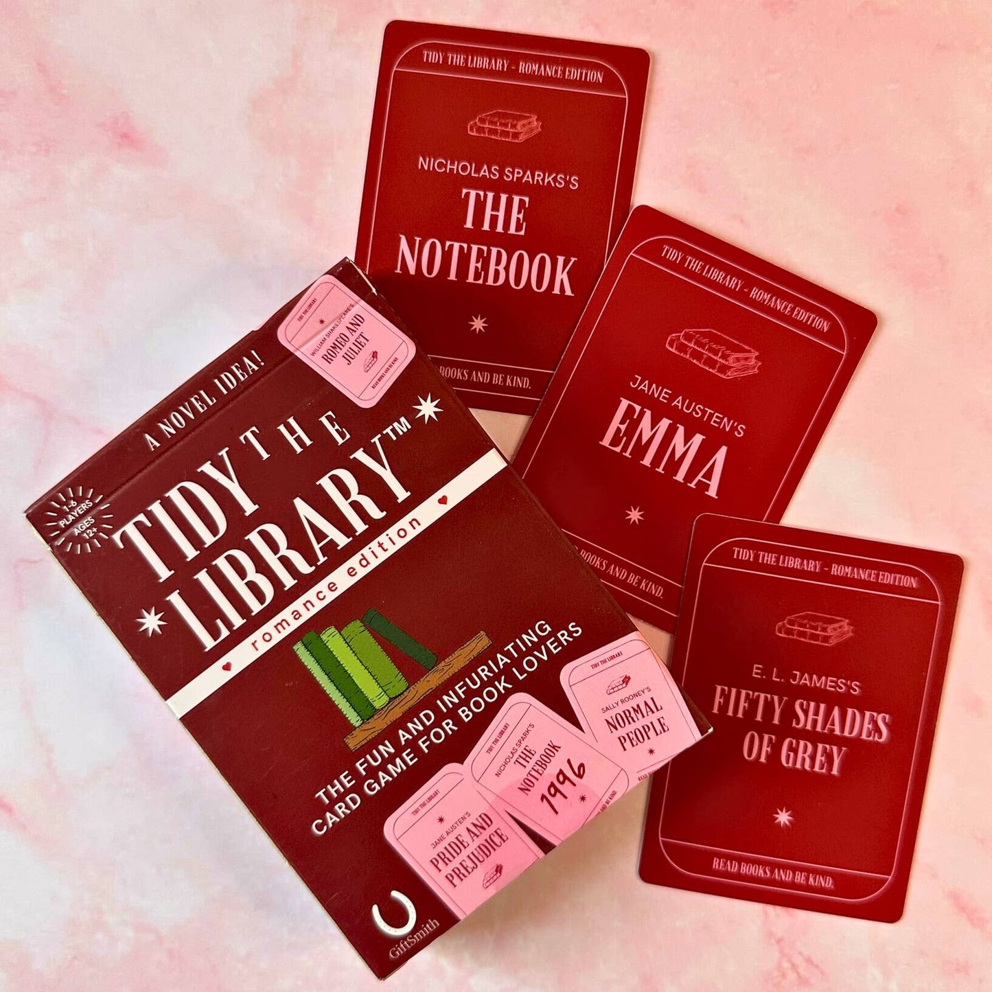 TIDY THE LIBRARY: The Romance Edition - Bookish Card Game