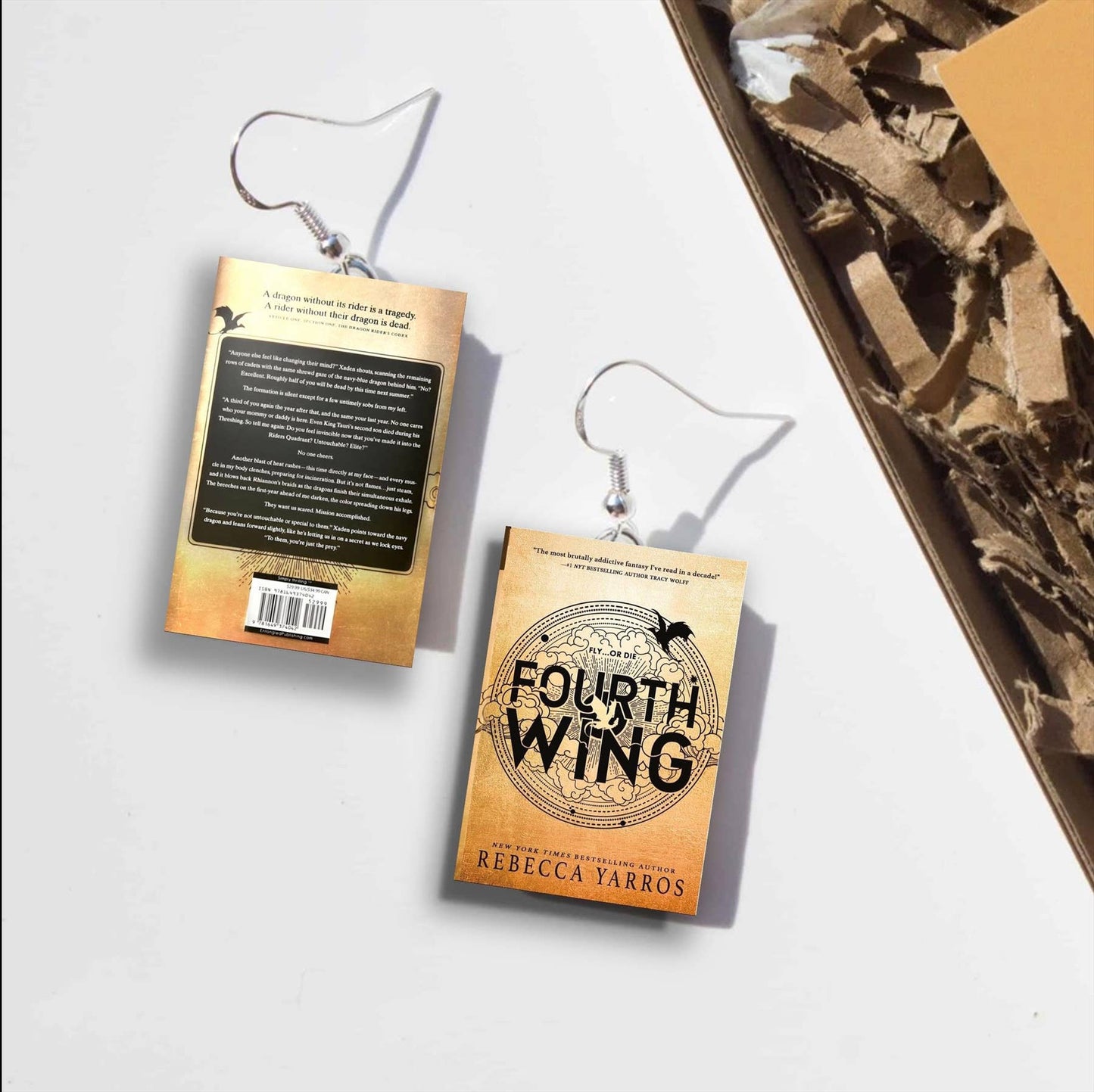 Fourth Wing | Rebecca Yarros Earrings