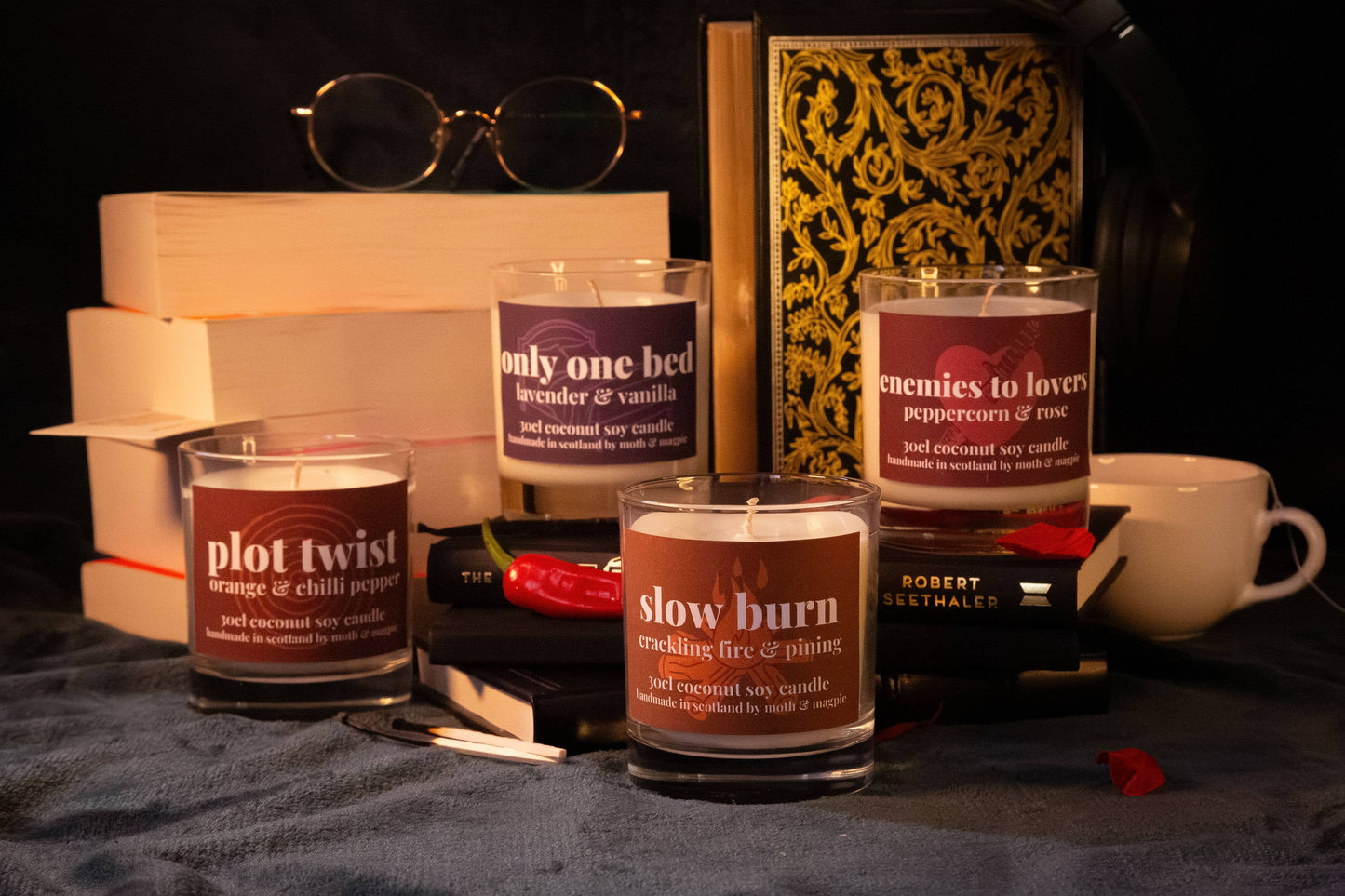 Slow Burn | Handmade 30cl Bookish Candle