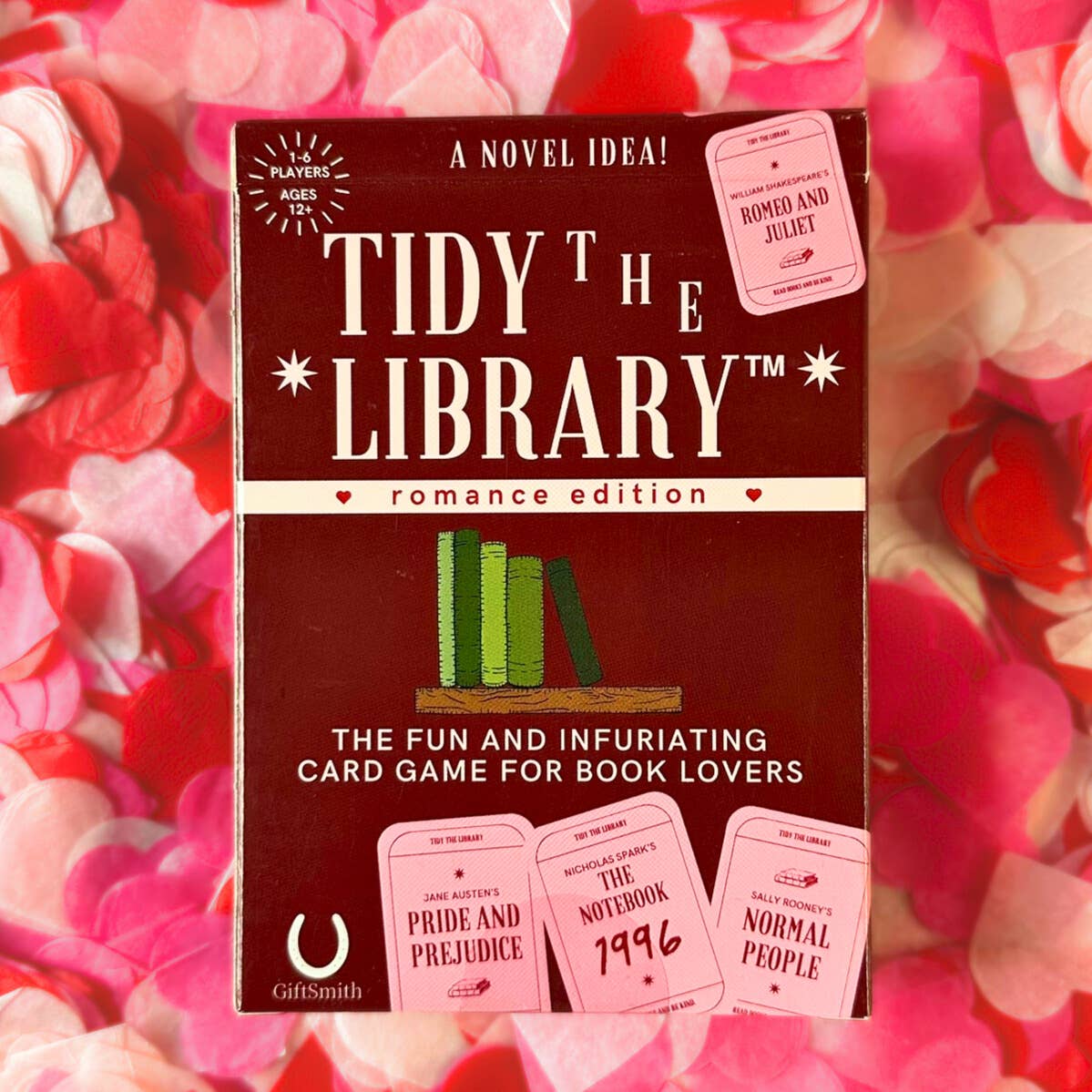 TIDY THE LIBRARY: The Romance Edition - Bookish Card Game