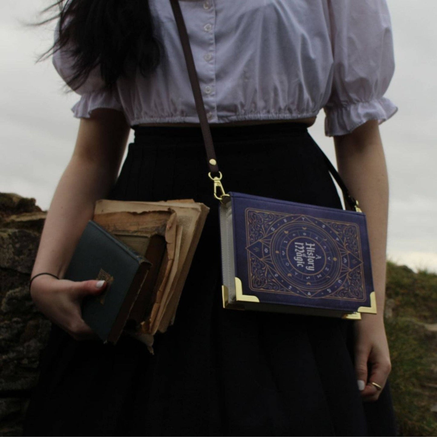 A History of Magic Book Handbag Crossbody Purse