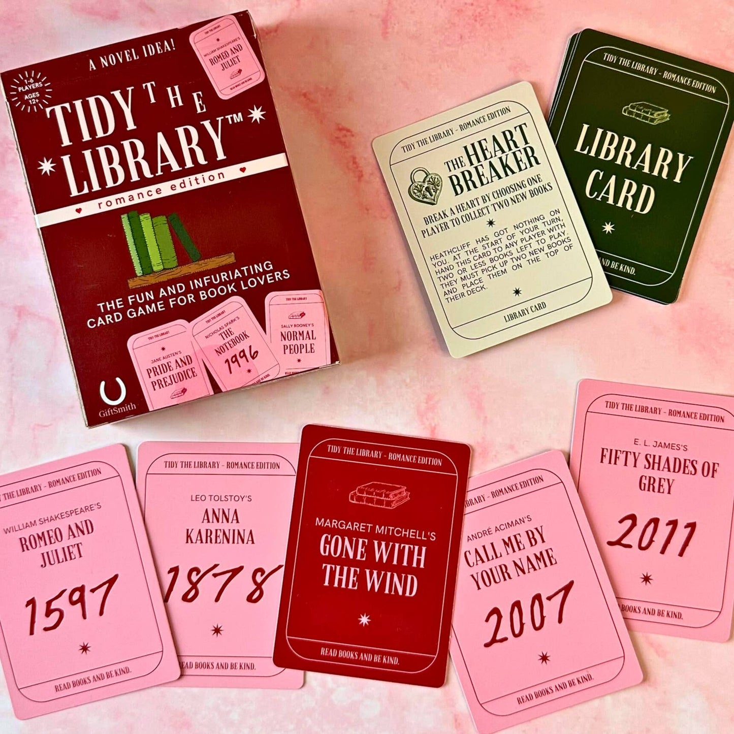 TIDY THE LIBRARY: The Romance Edition - Bookish Card Game