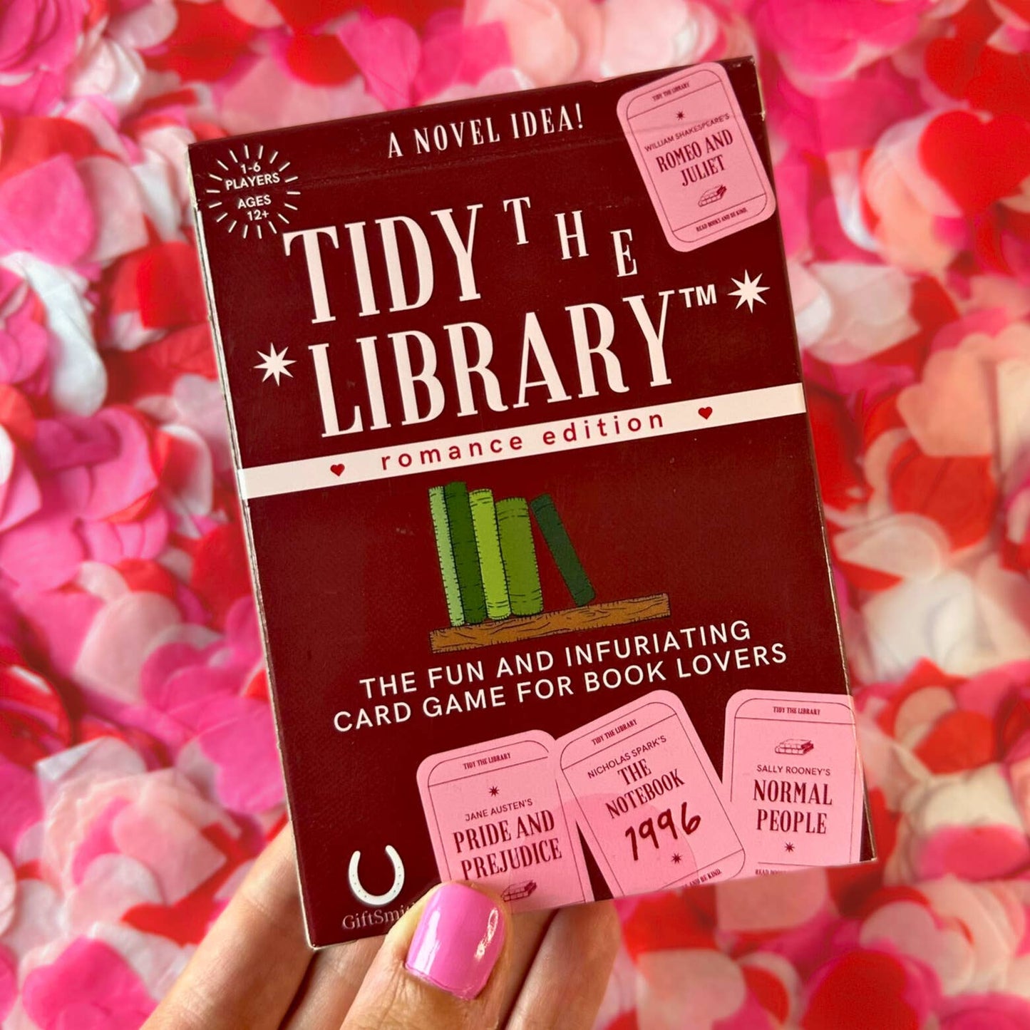 TIDY THE LIBRARY: The Romance Edition - Bookish Card Game