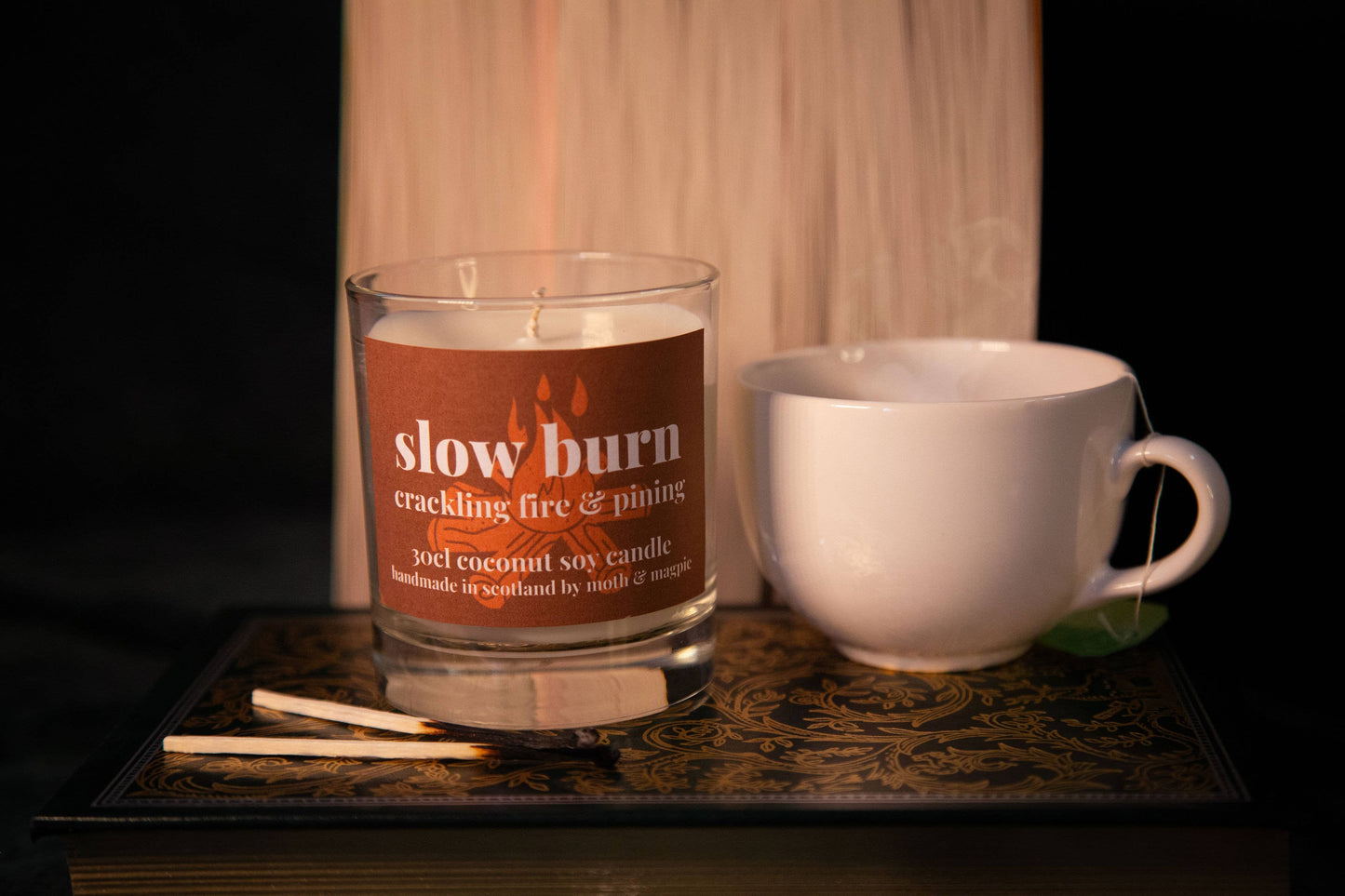 Slow Burn | Handmade 30cl Bookish Candle