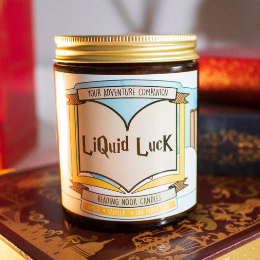 Reading Nook Candle: Liquid Luck: 6oz