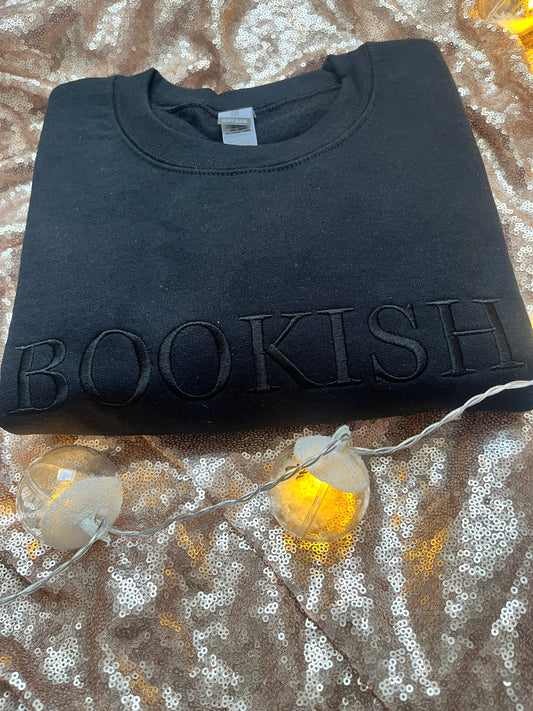 Bookish Embroidered Sweatshirt