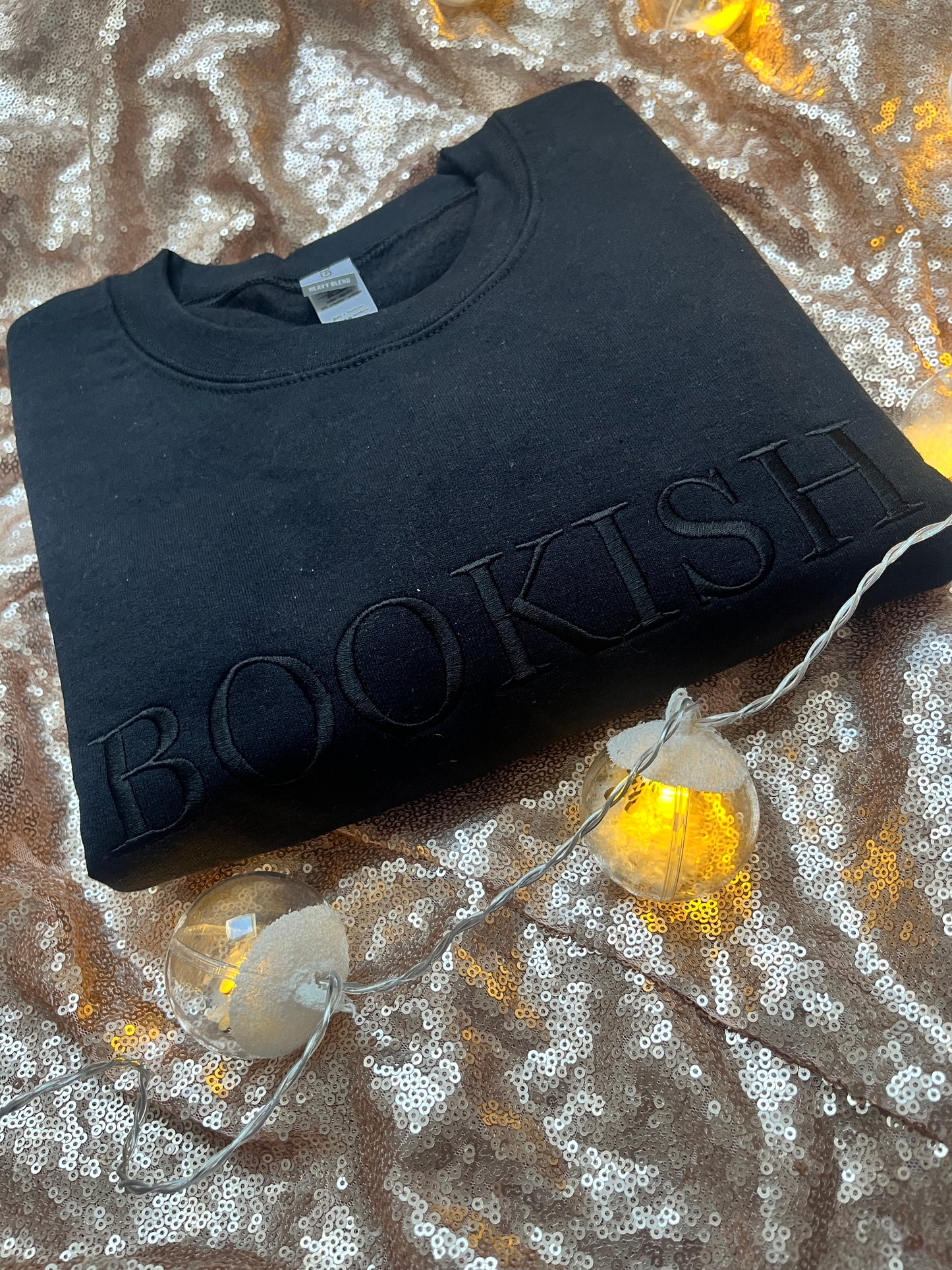 Bookish Embroidered Sweatshirt
